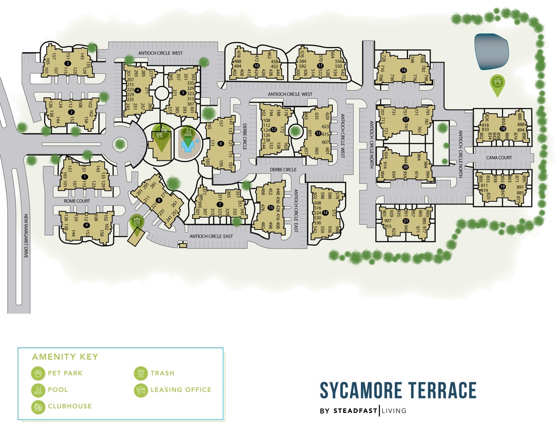 Sycamore Terrace - Community Map